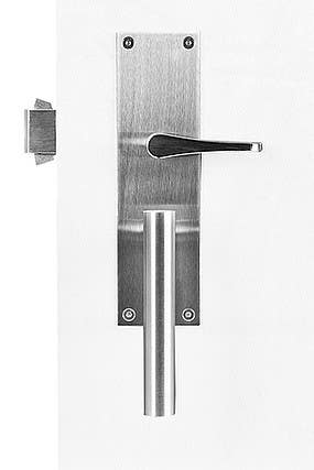 Accurate Lock & Hardware 9100ADAL Sliding Door Hardware Set, 1-3/4" Door