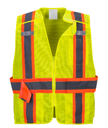 Portwest US385 Expandable Mesh Breakaway Vest, Yellow Color
