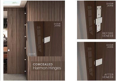 Accurate Lock & Hardware CHARMON Concealed Harmon Hinge