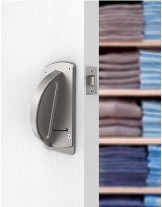 Accurate Lock & Hardware CH-TUB Crescent Tubular Passage Set, Backset - 2-3/4", 1-3/4" Door