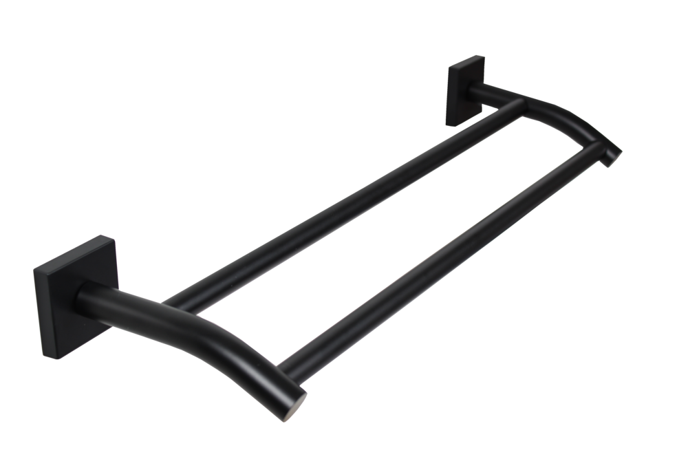 Pamex BC14 24"x 5/8" Double Towel Bar Set