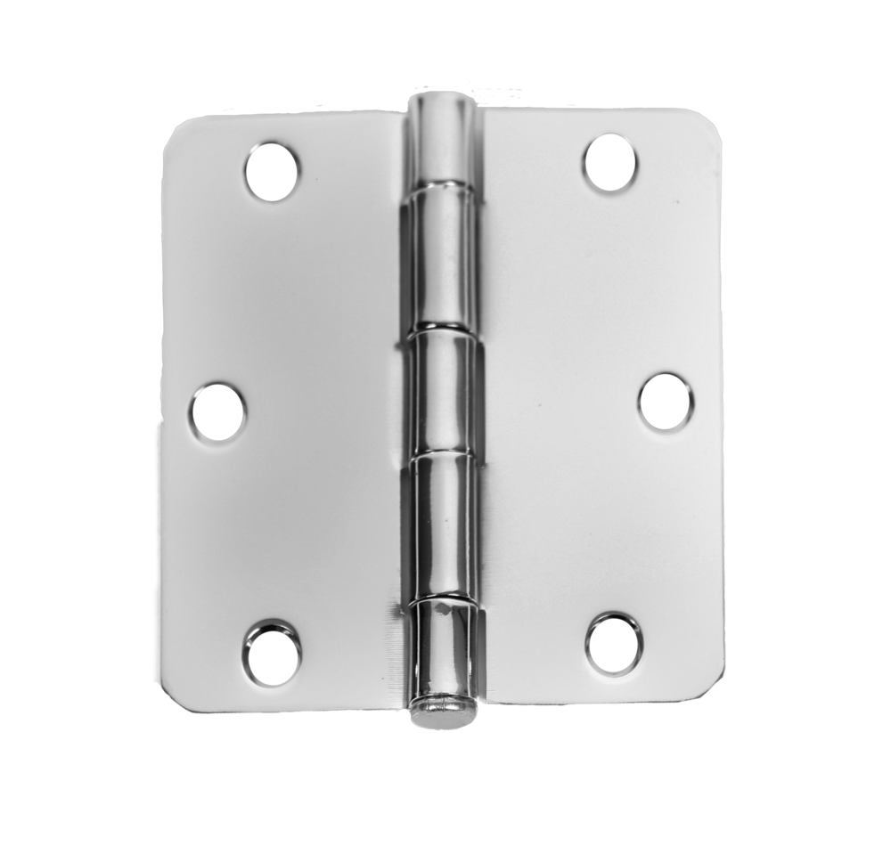 Pamex HR35 Residential Hinges, 5/8" Radius, Plain Bearings, Removable Pin