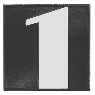 Schwinn 506015 Steel/Enamel/Stainless Steel Alphabet House Numbers, Meets RoHS Standards, 150 x 150 x 30 mm