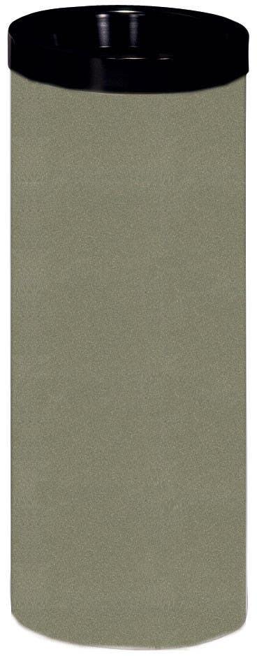 Peter Pepper 28 Steel Wastebasket W/ Black Top Ring