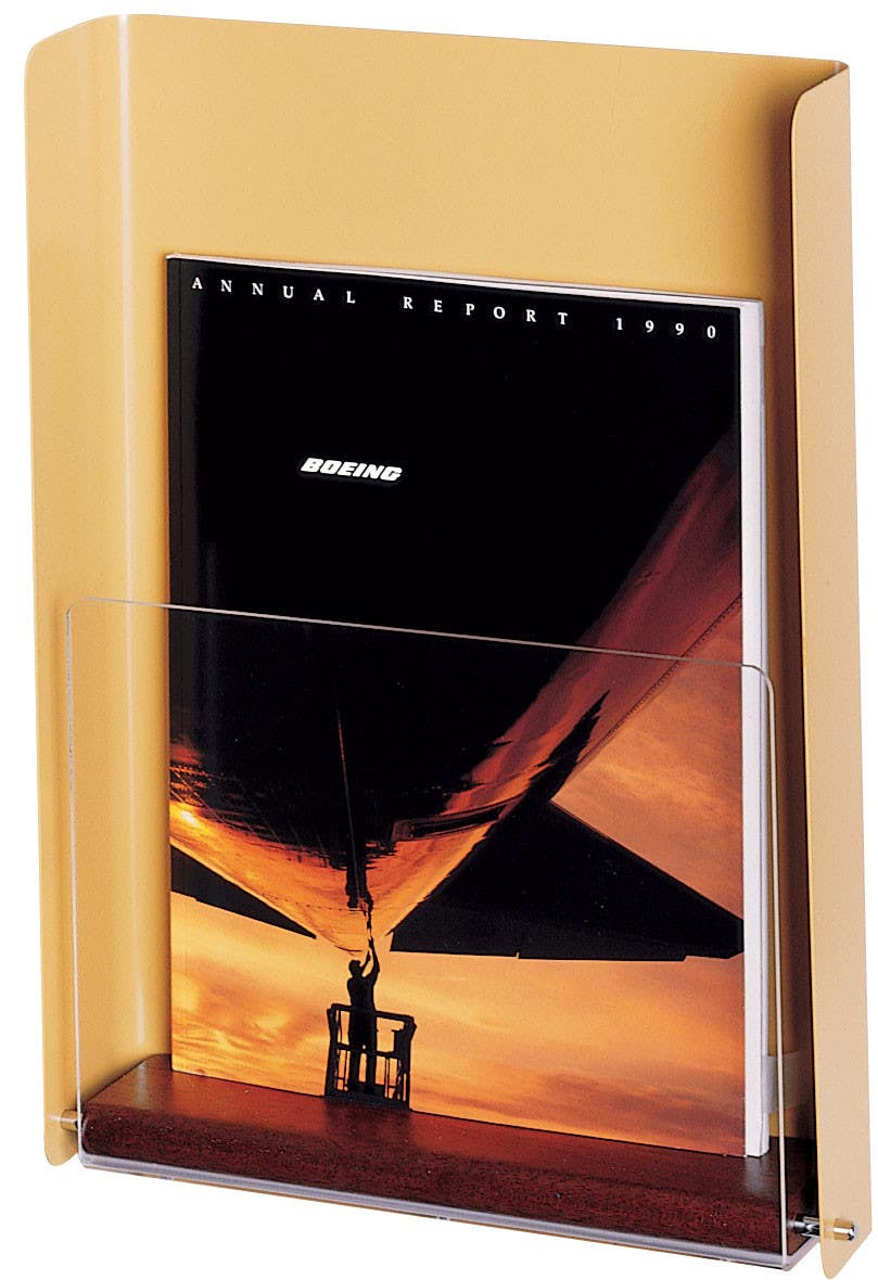 Peter Pepper 1313 1 Pocket Medical File & Chart Holder Wall Mount