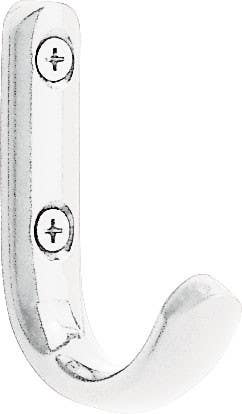 Peter Pepper 2057 Hat and Coat Hook Polished Aluminum