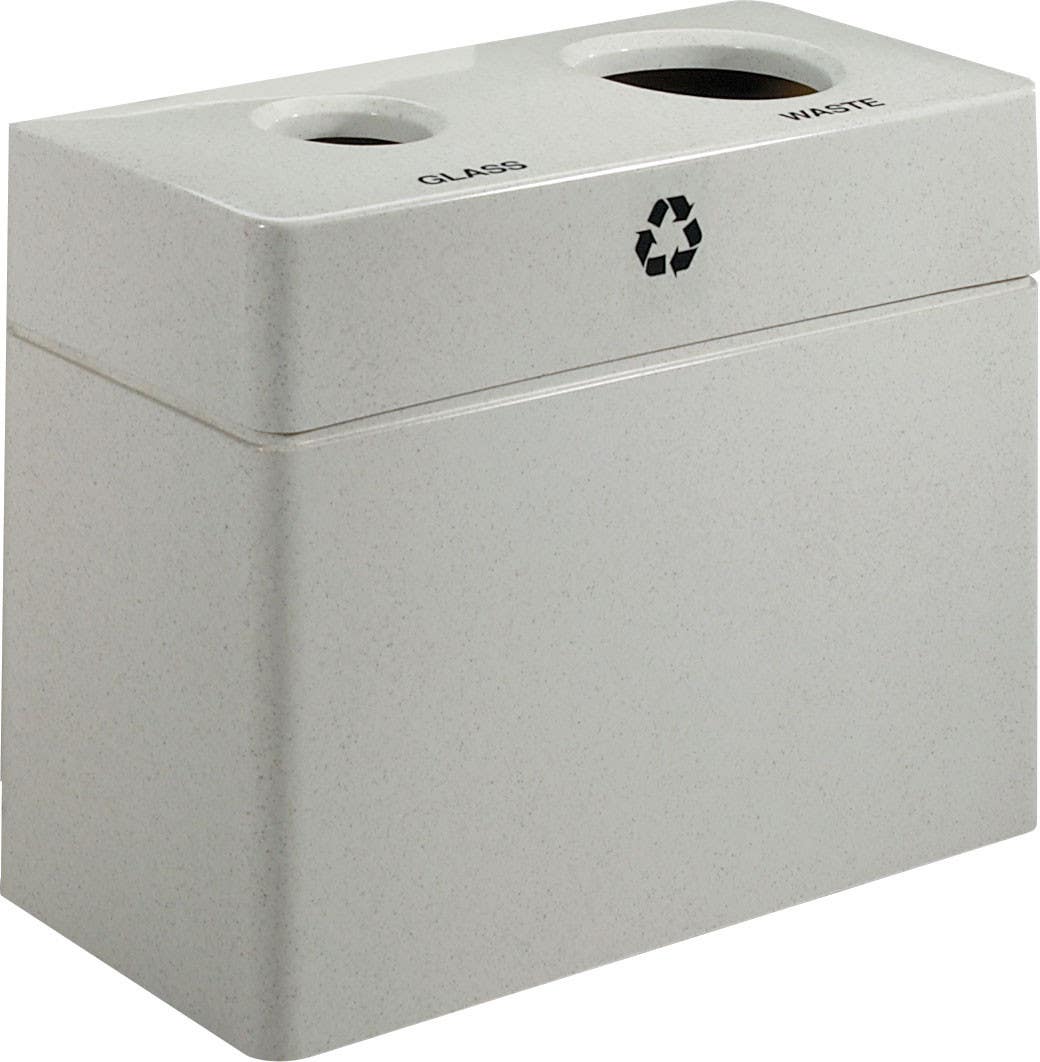 Peter Pepper 103 Fiberglass Recycling Center W/ 2 Openings PPP Finish