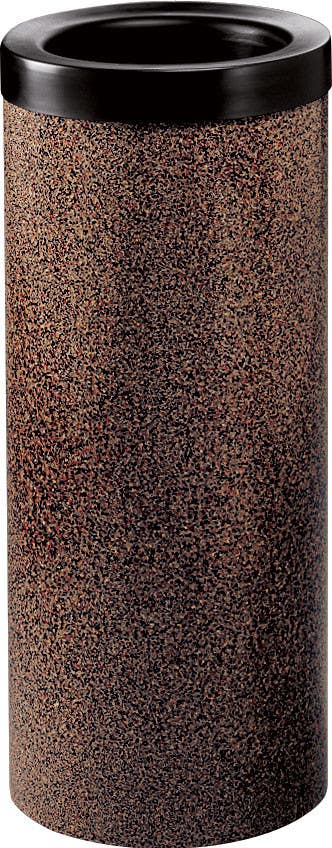 Peter Pepper 1228T Fiberglass Trash Receptacle PPP Finish