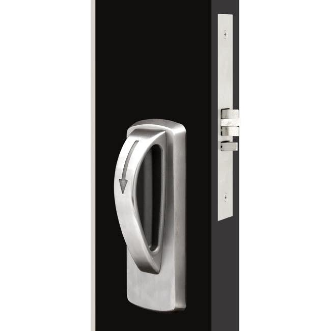 TownSteel MRX-A Grade 1 Mortise Lock w/ Ligature Resistant Arch Lever Trim, Satin Stainless Steel
