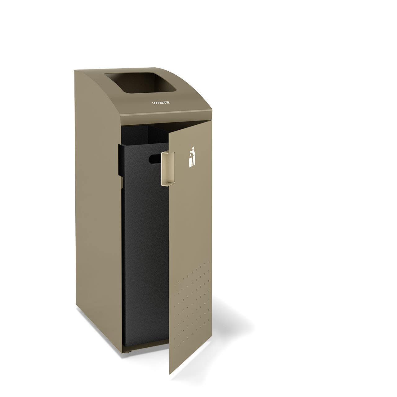 Peter Pepper RS ReSort Waste & Recycling Receptacle Top Opening, Hinged Door