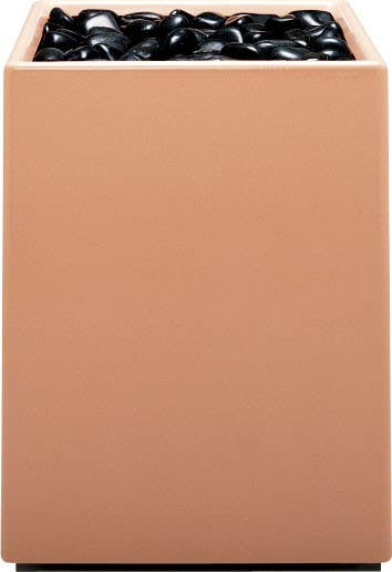 Peter Pepper S Square Fiberglass Planter PPP Finish