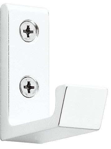 Peter Pepper 2082 Hat & Coat Hook Polished Aluminum - 3/4"W x 1 3/4"h x 1 5/8"d