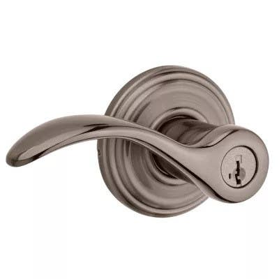 Kwikset Pembroke Lever, Antique Nickel
