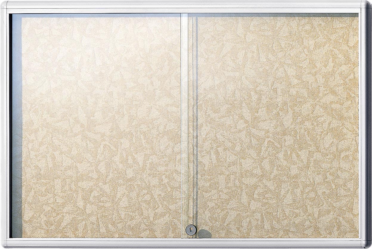 Peter Pepper MMD MiniMint Wall Mounted Bulletin Tack Board Glass Enclosed