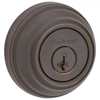 Kwikset 980 SMT Single Cylinder Deadbolt, SmartKey Cylinder