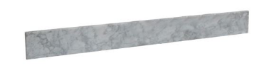 Bellaterra BACKSPLASH-WM 35.4" White Marble Backsplash - 35.4"x4"x0.67"