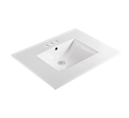 Bellaterra 303122 31 in. Single Sink Ceramic Top