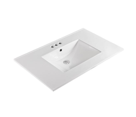 Bellaterra 303722 37 in. Single Sink Ceramic Top