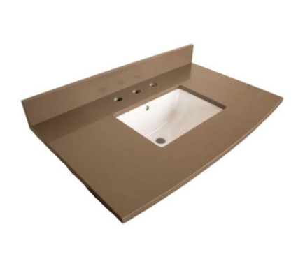 Bellaterra 7612-TOP 36 in. Top With Rectangular Sink
