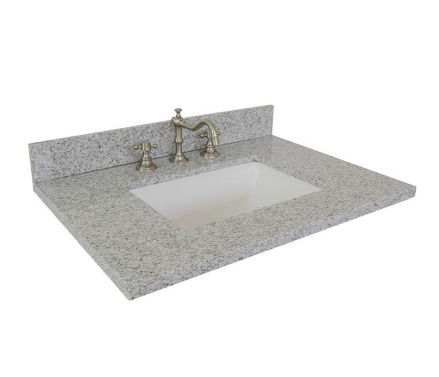 Bellaterra 430002-31 31" Granite Top With Rectangle Sink