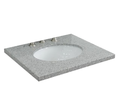 Bellaterra 430001-25 25" Granite Top With Oval Sink