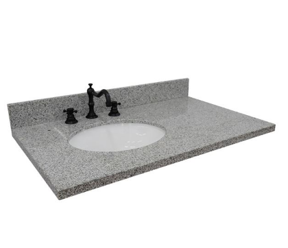 Bellaterra 430001-37L 37" Countertop And Single Oval Left Sink