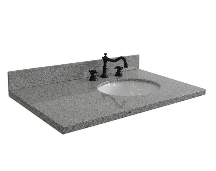 Bellaterra 430001-37R 37" Countertop And Single Oval Right Sink