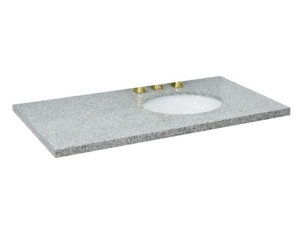 Bellaterra 430001-43R 43" Countertop And Single Oval Right Sink