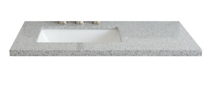 Bellaterra 430002-37L 37" Countertop And Single Rectangle Left Sink