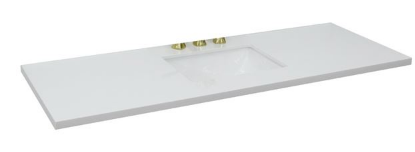 Bellaterra 430002-61S 61" Countertop And Single Rectangle Sink