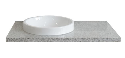 Bellaterra 430003-37L 37" Countertop And Single Round Left Sink