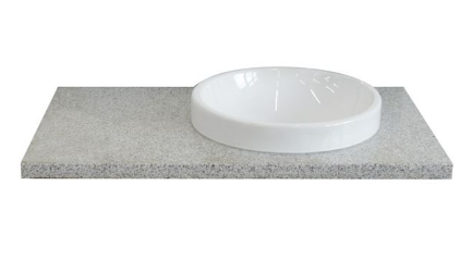 Bellaterra 430003-37R 37" Countertop And Single Round Right Sink