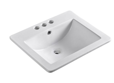 Bellaterra 302118 21 in. Single Sink Ceramic Top
