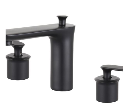 Bellaterra 2213 Modica Double Handle Widespread Bathroom Faucet with Drain Assembly