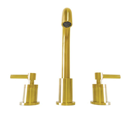 Bellaterra 2214 Faenza Double Handle Widespread Bathroom Faucet with Drain Assembly