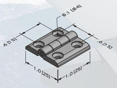 Illinois Lock Company PH20 Plastic Hinge