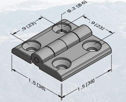 Illinois Lock Company PH40 Plastic Hinge