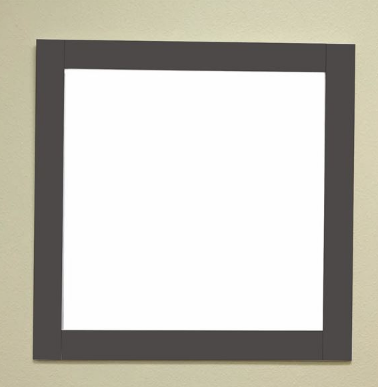 Bellaterra 203054-MIRROR-ES Solid Wood Frame Mirror-Espresso