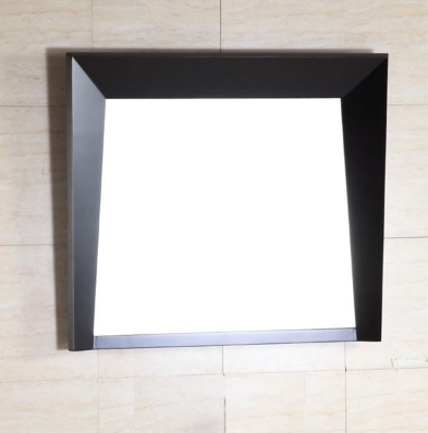 Bellaterra 500410-MIR-ES-24 Wood Frame Mirror, Finish- Dark Espresso