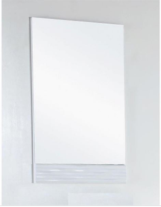 Bellaterra 500 in. Wood Framed Mirror, Finish- White