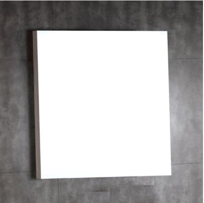 Bellaterra 500821 Wood Framed Mirror, Finish- Gray Brownish Oak