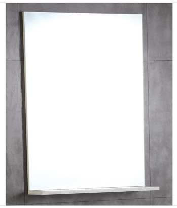 Bellaterra 500822-22-MIR 22 in. Mirror, Finish- Gray Pine