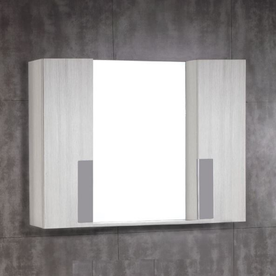 Bellaterra 500822-42-MC 42 in. Mirror cabinet, Finish- Gray Pine