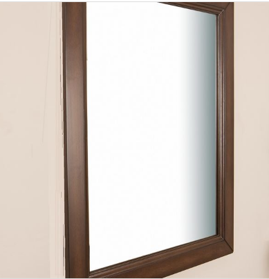 Bellaterra 7610-M-SW 30 In Mirror-Sable Walnut, Finish- Sable Walnut