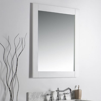 Bellaterra 7700-28-M 28" Solid Wood Frame Mirror