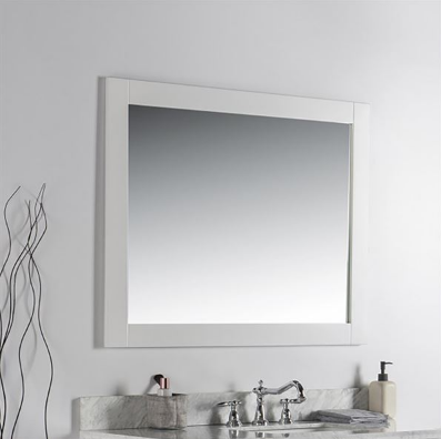 Bellaterra 7700-40-M 40" Solid Wood Frame Mirror