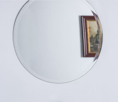 Bellaterra 808312A-M 22'' Round Frameless Mirror, Mount Type- Horizontal & Vertical