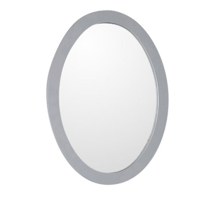 Bellaterra 9902-M Oval Framed Mirror-Manufactured Wood