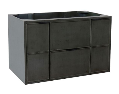 Bellaterra 400501-LY 36" Single Vanity In Linen Gray Finish - Cabinet Only