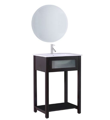 Bellaterra 9000-24-ES-SET  24 In Single Sink Vanity-Manufactured Wood-Espresso